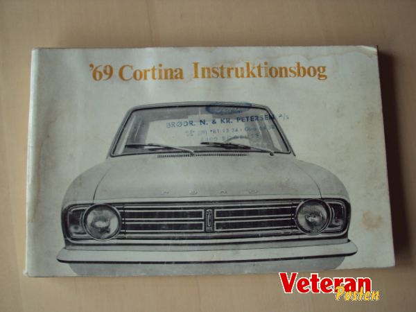 instruktionsbog Ford Cortina 69